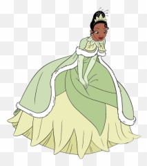 Download Tiana Wearing Winter Coat - Princess And The Frog Clipart Png,Tiana Png