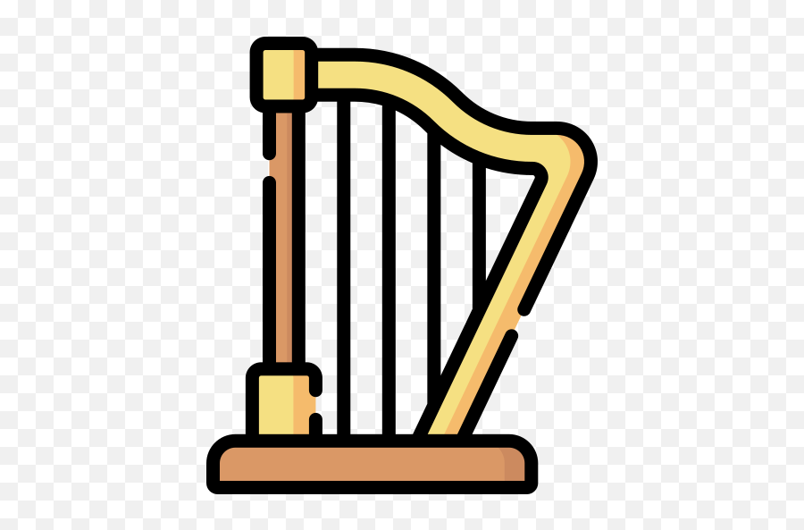 Harp - Free Music Icons Vertical Png,Harp Icon