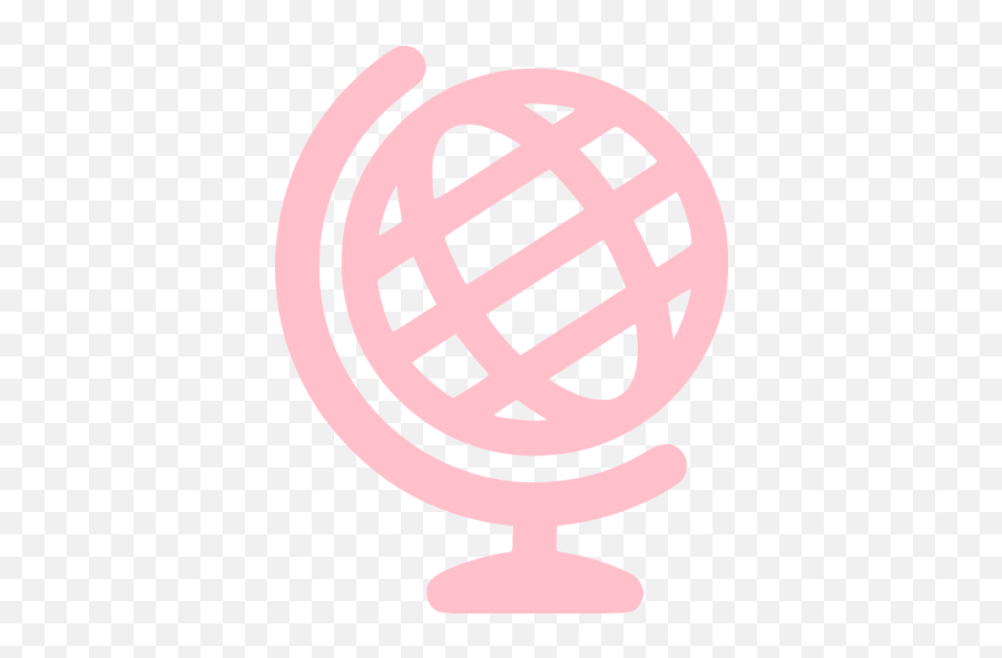 Pink Globe 3 Icon - Free Pink Globe Icons Pink Globe Icon Png,Www Globe Icon