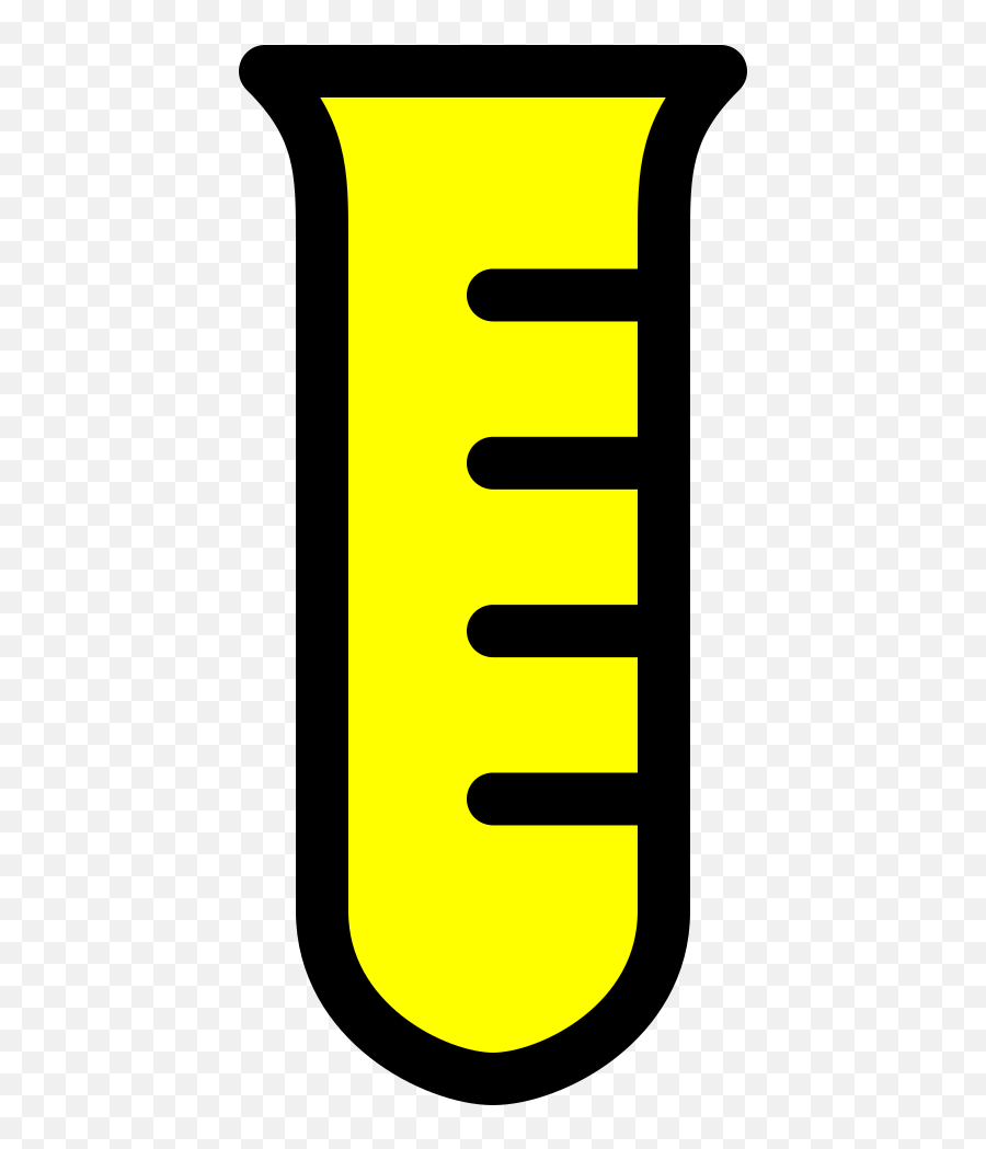 Test Tube - Yellow Svg Clip Arts Png Download Full Size Test Tube Clip Art,Test Tubes Icon