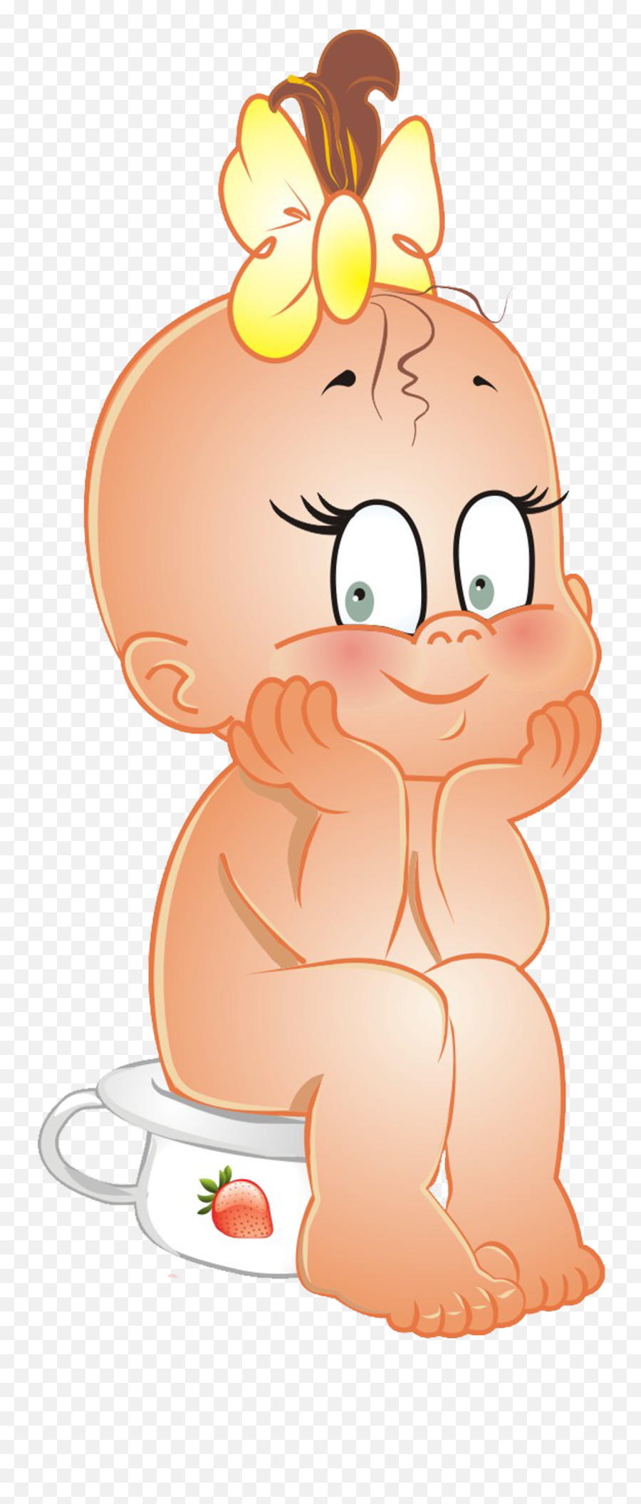 Download Cartoon Baby Girl Free - Clipart Cartoon Baby Png,Baby Girl Png