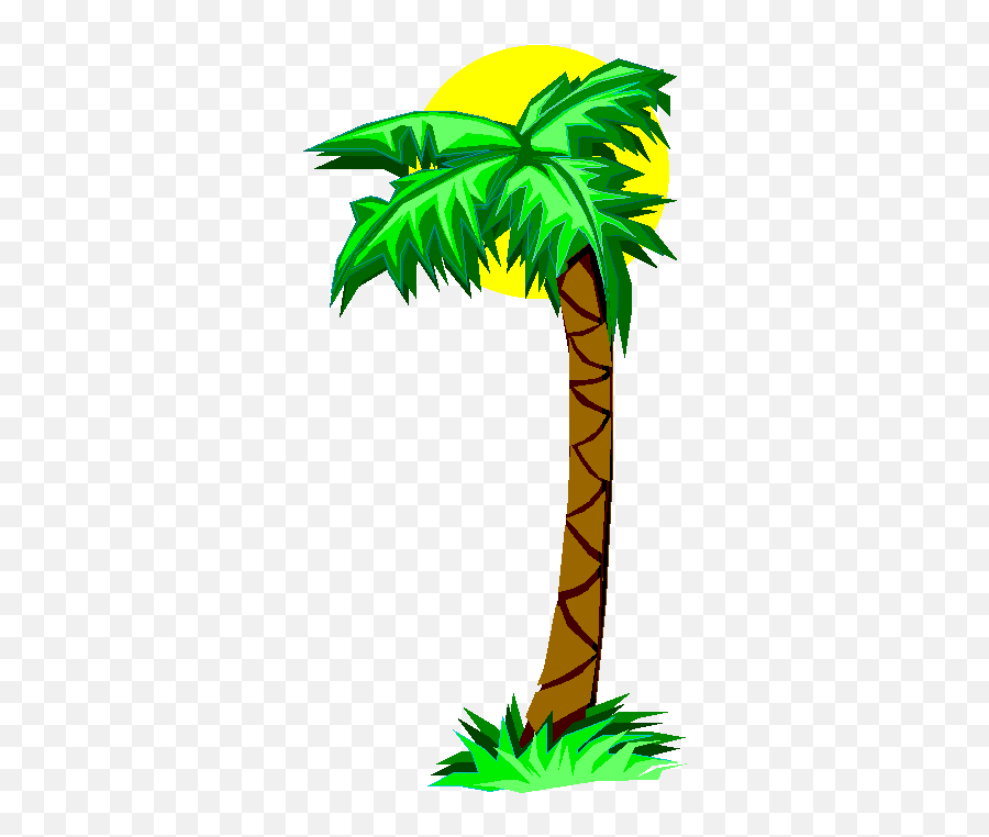 Free Transparent Cartoon Palm Tree - Palm Tree Clip Art Png,Palm Tree Clipart Transparent Background