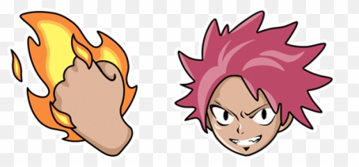 Fairy Tail Natsu Dragneel Cursor U2013 Custom Browser - Cartoon Png,Natsu Png