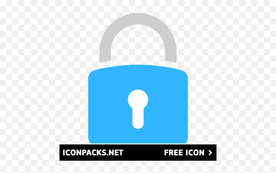 Free Blue Padlock Icon Symbol Png Svg Download - Vertical,Padlock Icon Transparent