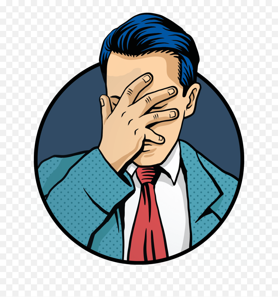 Transparent Facepalm Clipart - Disappointed Png Full Size Facepalm Clipart,Facepalm Icon