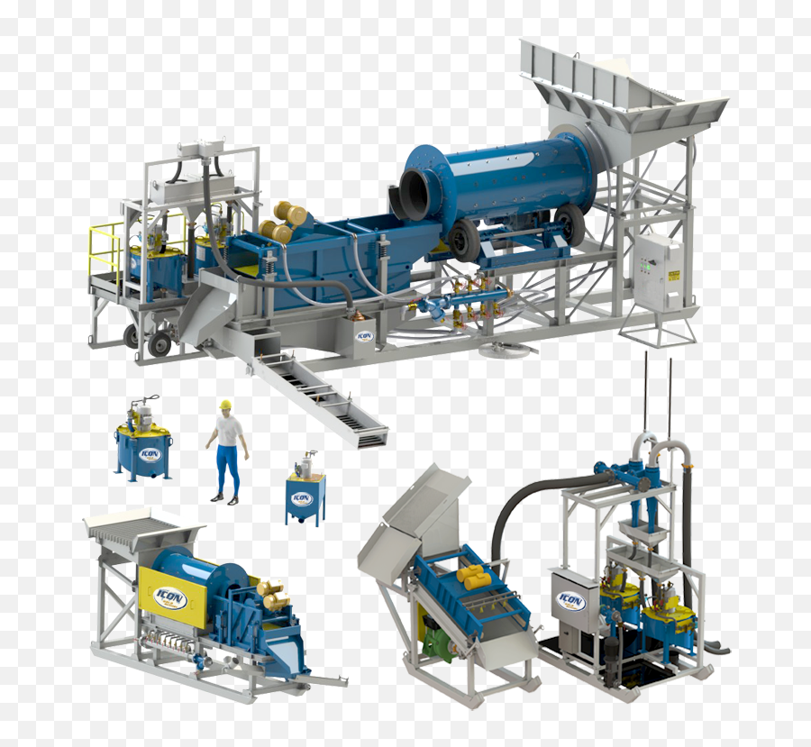 Récupération De Lu0027or Icon Gold Recovery Concentrateurs - Large Scale Gold Mining Equipment Png,Undelete Icon