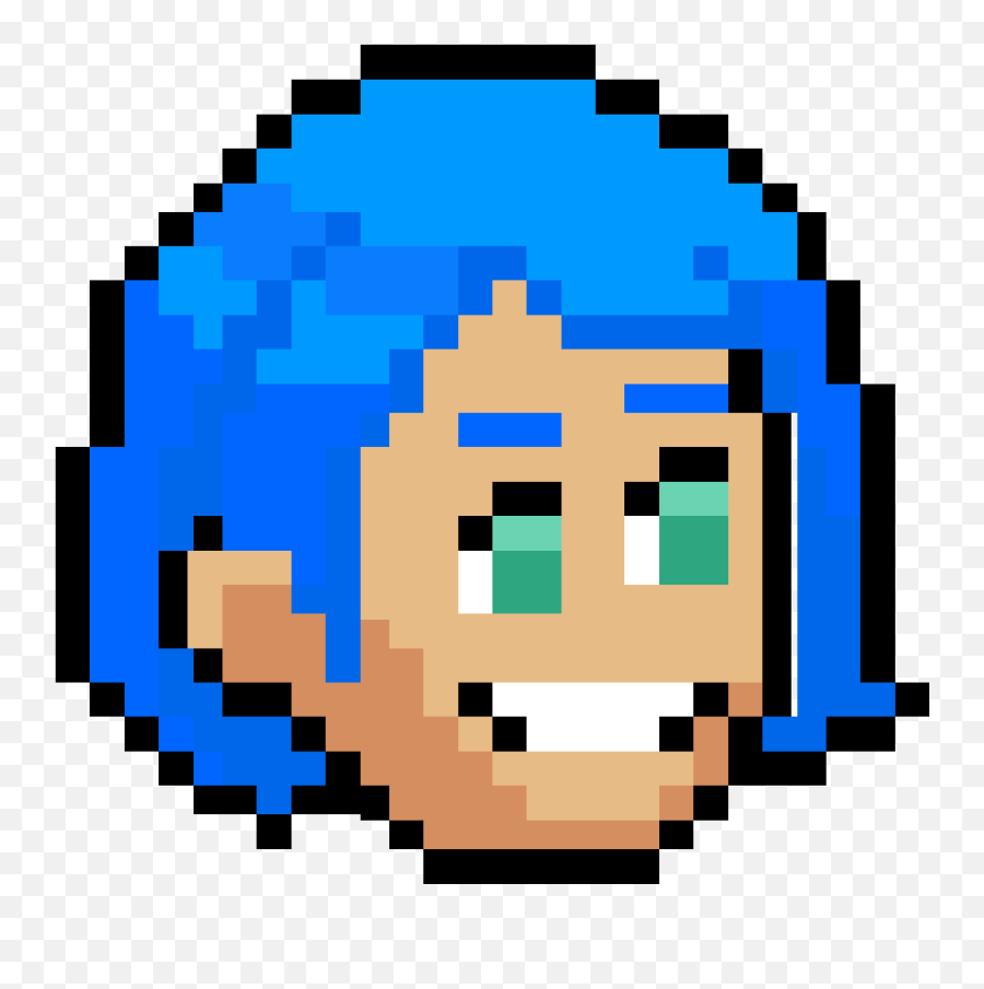 Short Blue Female Hair Pewdiepietubersimulator Wikia Fandom - Spreadsheet Pixel Art Emoji Png,Short Hair Png