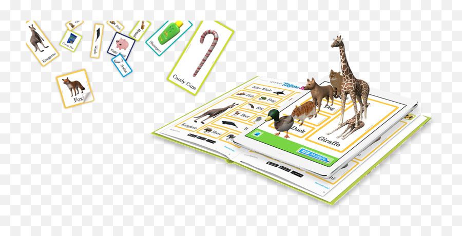 Tagme3d Augmented Reality Book - Northern Giraffe Png,Icon 700 Phonic