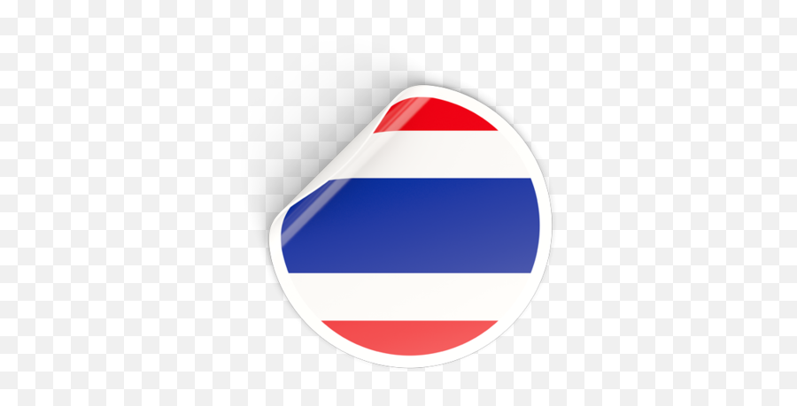 Round Sticker Illustration Of Flag Thailand Png Free Icon