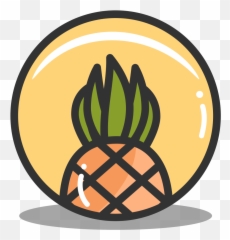 Button Pineapple Icon Splash Of Fruit Iconset Alex T - Design Pentagramm Animal Crossing png