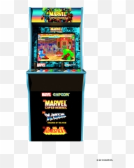 Marvel Super Heroes Arcade Cabinet - Marvel Super Heroes Arcade Machine Png,Arcade Cabinet Png