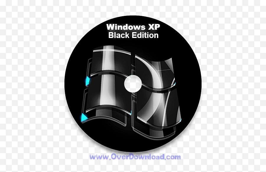 Download Windows Xp Black Edition Iso 32 Bit Free 2016 - Windows Xp Black Edition Cd Png,Windows Xp Logo Transparent