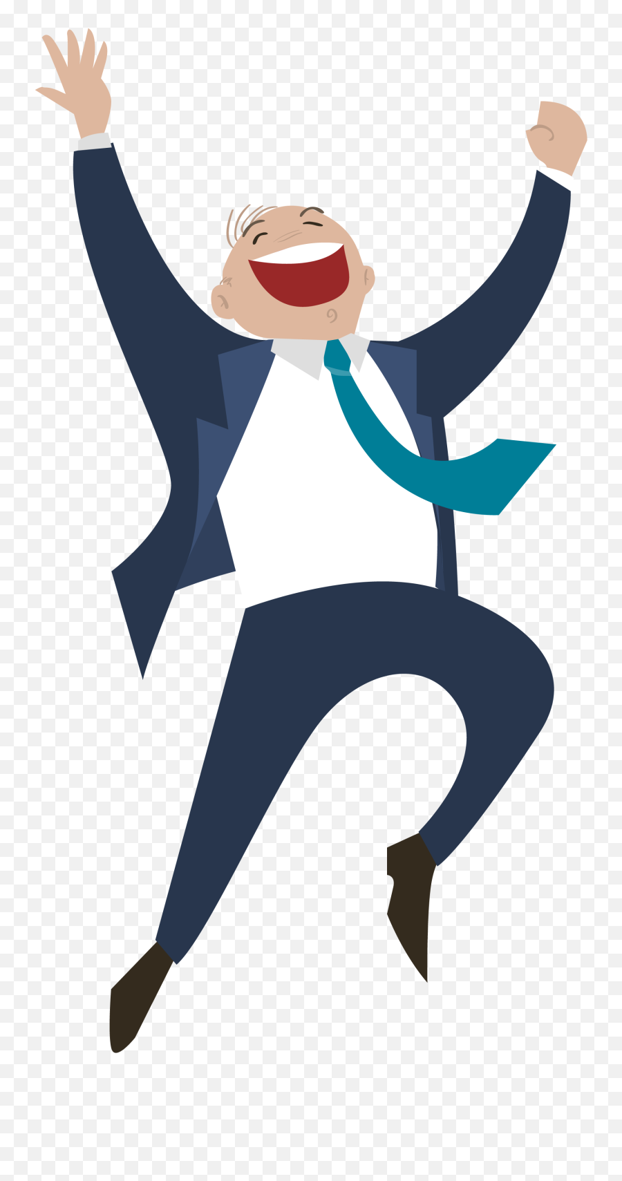Download Business Entrepreneurship - Clipart Happy People Png,Happy Man Png
