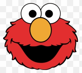 Elmo Clipart Png - Sesame Street Elmo Head,Ernie Png