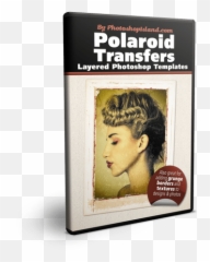 Polaroid Transfer Frames Layered Photoshop Templates - Blond png