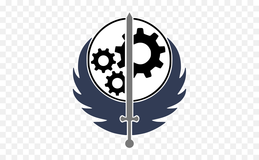 Brotherhood Of Steel Logo From Fallout - Brotherhood Of Steel Logo Png,Fallout Logo