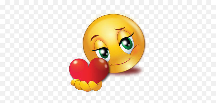 Holding Heart Emoji - Holding Heart Emoji Png,Facebook Emojis Png