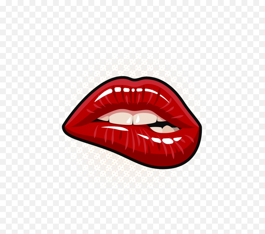 Lips Clipart Png Image - Lip Bite Png,Lips Clipart Png