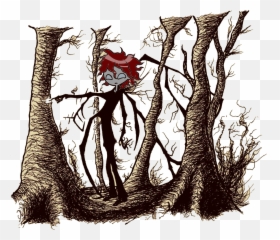 Download The Birch King - Slenderman Full Size Png Image Illustration,Slenderman Png