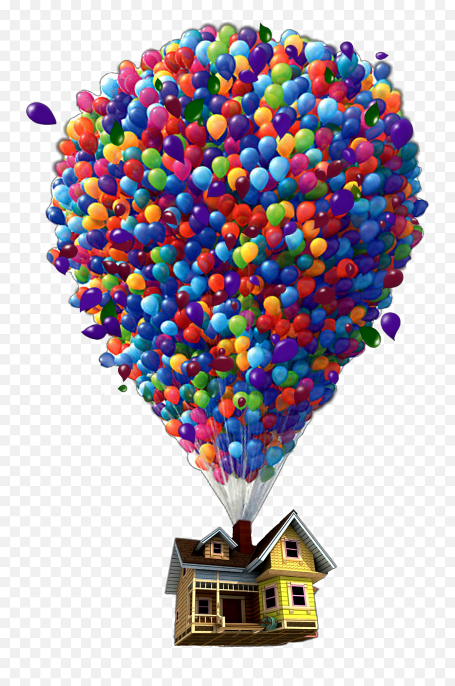 Download Balloon Youtube Up Monsters Inc Pixar Hq Png - Transparent Up House Png,Youtube Thumbs Up Png