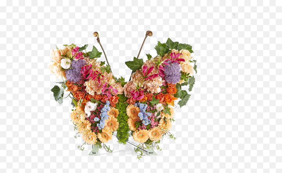 Funeral Flowers - Twilight Butterfly Butterfly Flower Arrangement For Funeral Png,Funeral Flowers Png