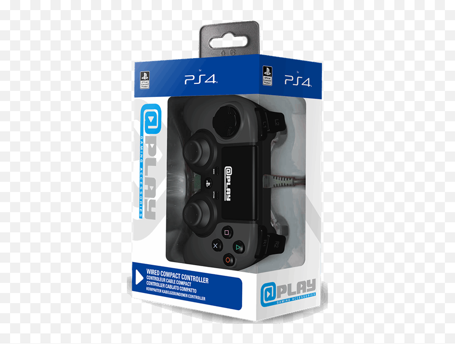 Play Playstation 4 Wired Compact Controller - Grey Play Wired Ps4 Controller Png,Playstation Controller Png