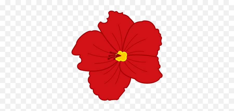 Red Hibiscus - Hawaiian Hibiscus Png,Hibiscus Png