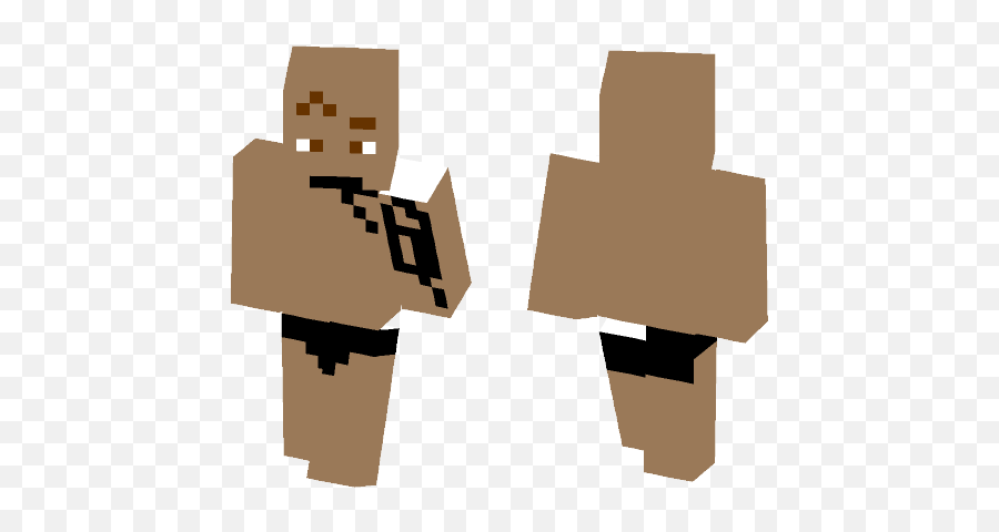 Download The Rock Dwayne Johnson Wwe Minecraft Skin For - Flash Justice League Minecraft Skin Png,Dwayne Johnson Png