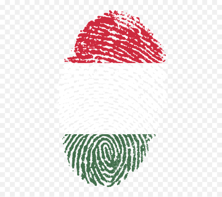 Hungary Flag Fingerprint - Free Image On Pixabay Challenges Of Digital India Png,Finger Print Png