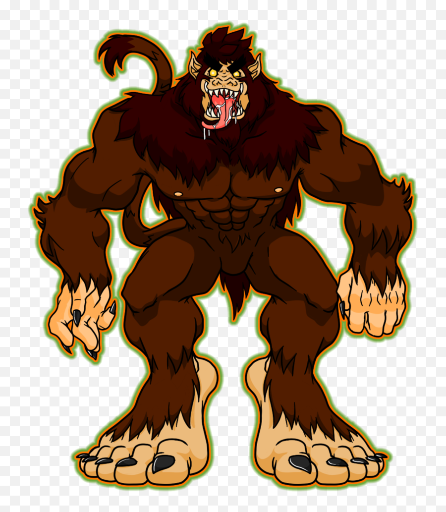 Download Werewolf Bigfoot By Catchshiro - D5jf9ed Bigfoot Werewolf Bigfoot Png,Werewolf Png