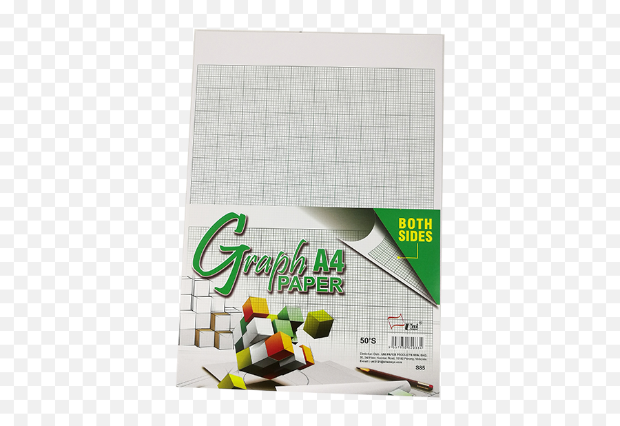 Uni S85 Graph Paper A4 50u0027s Ds 2mm - Paper Png,Graph Paper Png