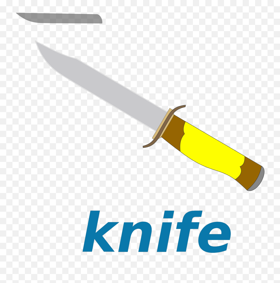 Knife Svg Vector Clip Art - Svg Clipart Utility Knife Png,Dagger Transparent