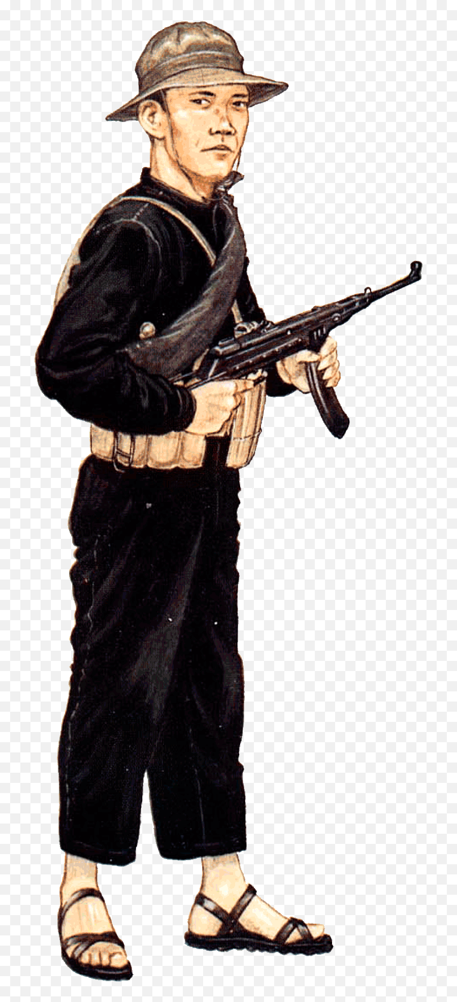 A Captured Nva Regular Wears Typical Soldier Of The Met Cong - Viet Cong Soldier Transparent Png,Soldier Transparent