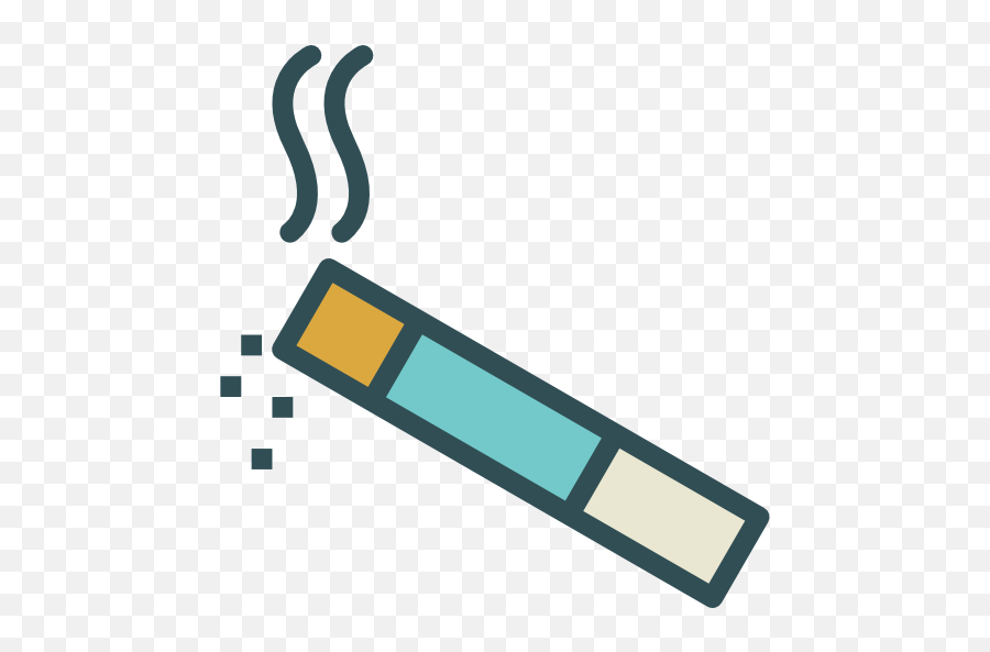 Medical Smoke Cigarette Cigar Unhealthy Smoker - Cigarette Icon Transparent Background Png,Cigarette Transparent Background