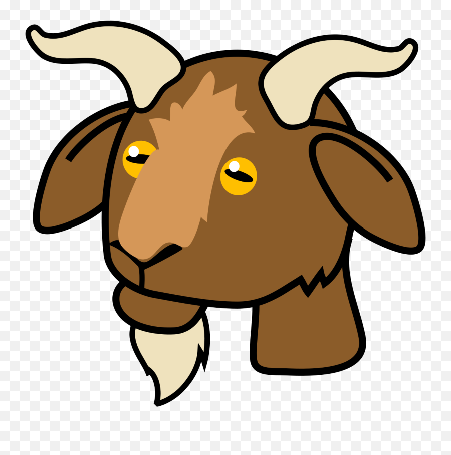 Goat Icon 05 - Cartoon Images Of A Goat Face Png,Goat Head Png
