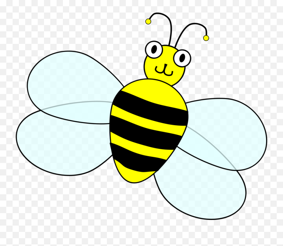 Bee Clipart Bumble Png - Cartoon Animals With Wings,Bee Clipart Png