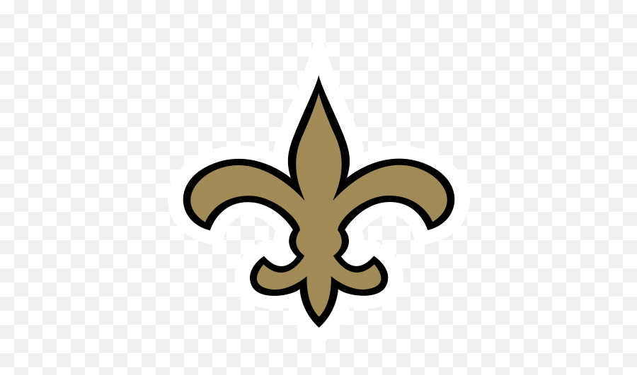 Gold And Black Saints Fleur De Lis - Ics Saints Bellevue Ohio Png,Fleur De Lis Png