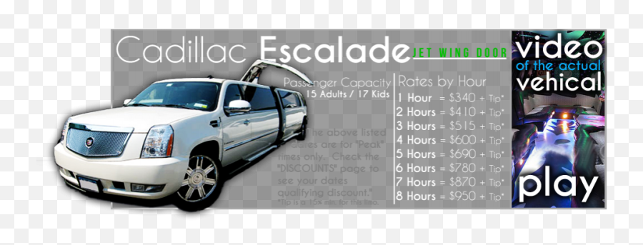 Cadillac Escalade Party Bus Kansas City Limo Service - Rim Png,Escalade Png