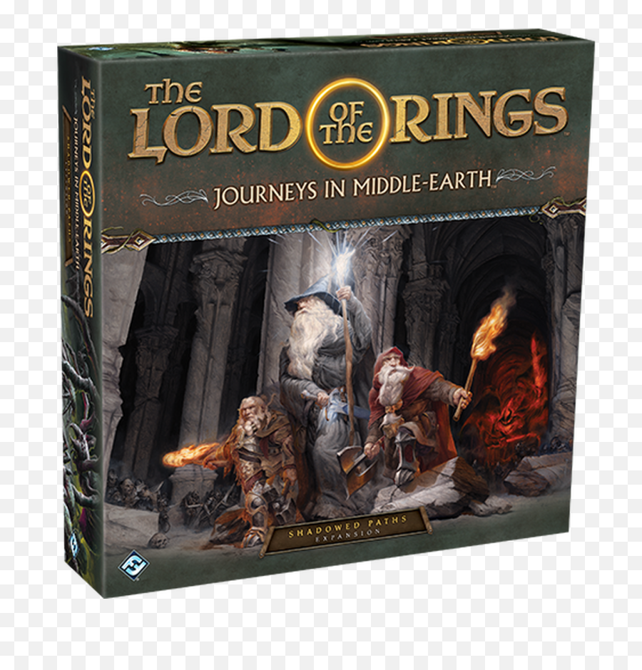 Shadowed Paths - Fantasy Flight Games Lord Of The Rings Board Game Journeys Png,Gandalf Png