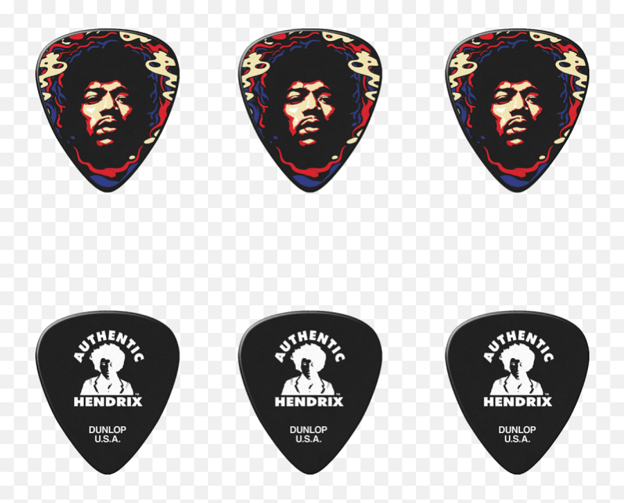 Dunlop Jimi Hendrix Star Haze Heavy Box Of 6 Musicgooddeal - Jimi Hendrix Png,Jimi Hendrix Logo