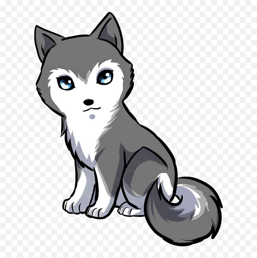 Cute Wolf Animation Png U0026 Free Animationpng - Anime Cute Wolf Cartoon,Wolf  Cartoon Png - free transparent png images 