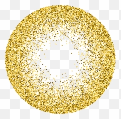 Free Transparent Gold Png Download - Glitter Circle