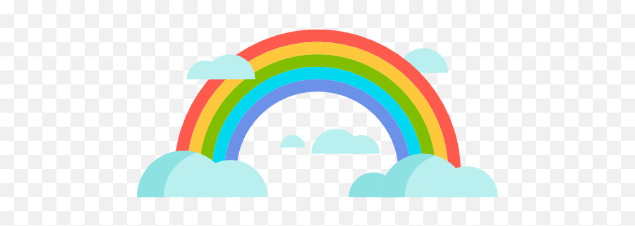 Rainbow - Free Nature Icons Rainbow Icon Png,Transparent Rainbow Png