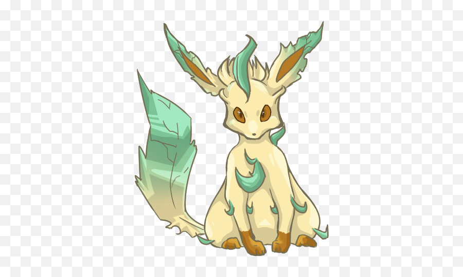 Leafeon Chibi U2014 Weasyl - Dragon Png,Leafeon Transparent