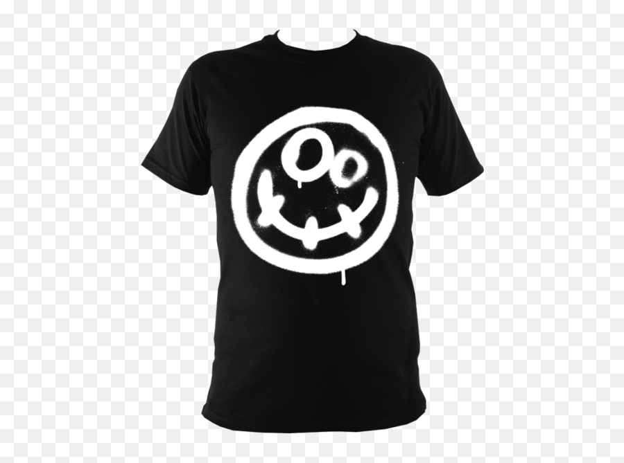 T006b - Graffiti Stitch Smiley Face Emoji Black Lost Voice Guy T Shirts Png,Happy Face Emoji Transparent