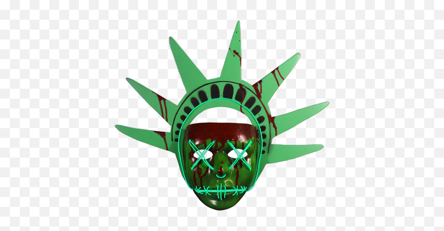 The Purge Election Year Lady Liberty Light Up Mask - Purge Election Year Mask Png,Statue Of Liberty Logo