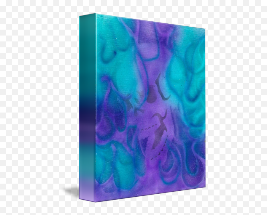 Tie Dye Skull And Flames - Vertical Png,Purple Flames Png