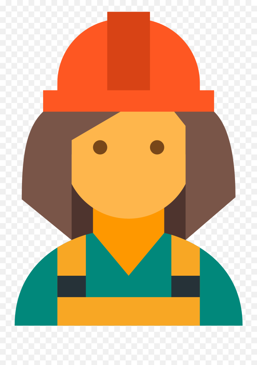 Worker Female Icon - Female Worker Icon Png,Female Icon Png
