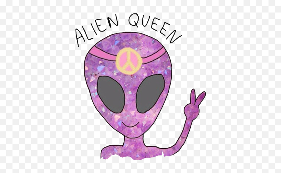 Tumblr Transparent Alien - Cute Alien Queen Png,Alien Transparent