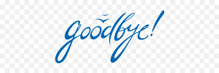 Good Bye Png Image - Calligraphy,Bye Png
